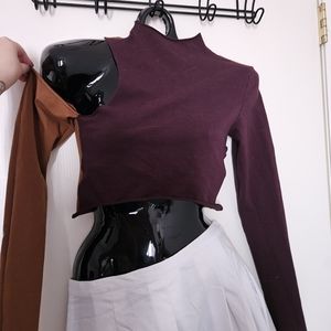 Asymmetrical cut out top from Urban Outfitters